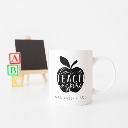 Love, Teach, Inspire mug 